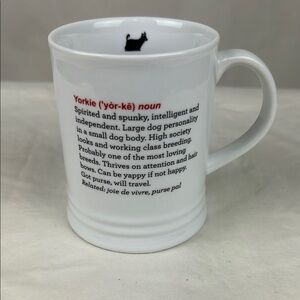 Yorkie Dog Lover By Fringe Pet Group White Mug